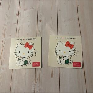 Hello Kitty x Starbucks collectible gift cards – set of 2 💕